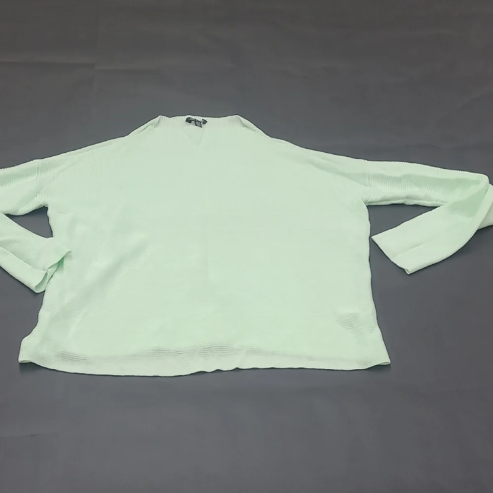 Eileen Fisher Seafoam Green Lightweight Ribbed Sweater S